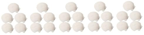 Warmhm 5 Sätze Muschel-aufbewahrung Platte Muschelschale Schmuck-display-tablett Speicherplatte Muschel-schmuckschale Schreibtischablage Schmuckgeschirr Ringplatte Hülse Weiß 5 Stück * 5