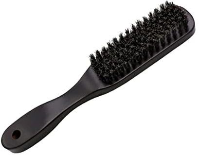 Beatifufu Holzkamm Für Bartreinigung Mit Borsten Praktischer Griff Für Männer Friseurwerkzeug Bartzubehör Hautschonendes Material