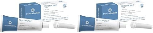 Dermovitamina Proctocare Crema - Crema Proctologica Lenitiva e Protettiva per il Benessere Anale - Allevia Prurito, Irritazioni e Secchezza - Senza Cortisone - Con Cannula Applicatore - 30ml