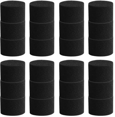 VALICLUD 50 Éponges Hydroponiques Noires 45X30 MM pour Semis Culture Hors-Sol et Plantation de Légumes Outils de Jardinage pour Balcon et Potager