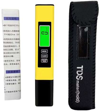 Kit De Test D'eau Potable – Testeur Portable 14 X 3,5 X 3 Cm, Compteur Numérique ABS, Kit Précis 4 En 1 Pour Conductivité PH Chlore | Tests D’eau Multiparamétriques Pour L’analyse Des Nitrates Dans Le