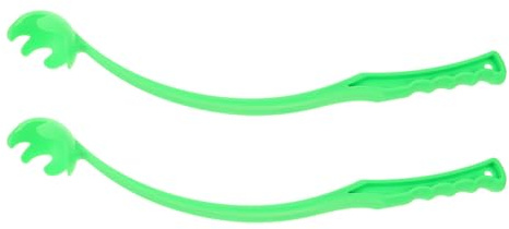 STOBAZA Hundeballwerfer Leicht zu aus Kunststoff 2 Stück Pack für Outdoor Training mit Tennisbällen für Hunde