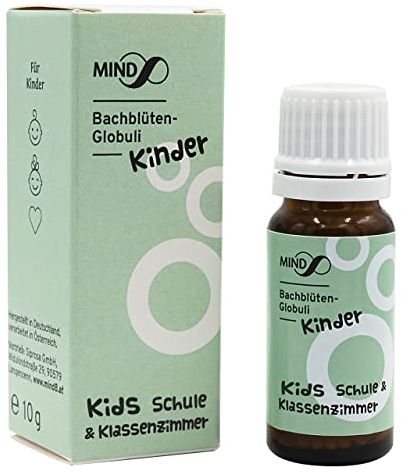 mind8 Schule und Klassenzimmer Kinder Bachblüten Globuli - Dr. Bach Globuli für Kinder