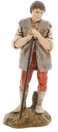 Moranduzzo Wächter für Krippe 12 cm Maßstab 1:15 - Unzerstörbare Krippenfiguren - Stil 700', Handbemalt, Offizielles Produkt, Hergestellt in Italien, Bildhauer M. Landi