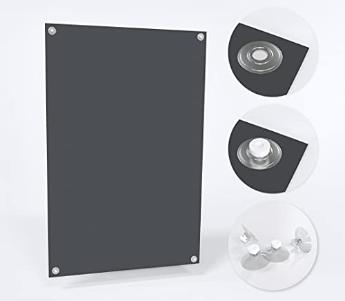 ALOHA Dachfenster Rollo Verdunkelungsrollo Dachfensterrollo für VELUX Dachfenster Thermorollo ohne Bohren mit Saugnäpfen (Graphit / M06 / 60cm x 93cm)