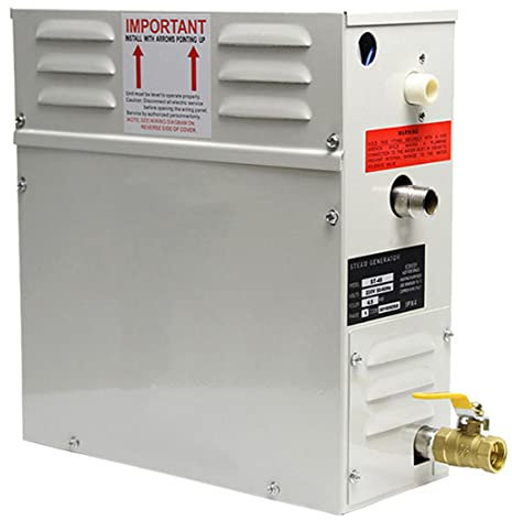CYMYYDS 3KW/4.5KW/6KW/8KW/9KW Generatore di Bagno di Vapore con Regolatore Digitale, Riscaldatori per Sauna da Bagno Professionali per Sauna, Bagno Turco, Doccia, Spa, 35-55 ℃,6KW-220V