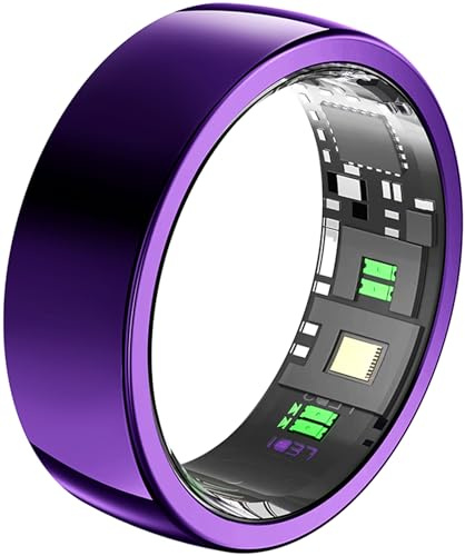 Smart Ring Android Smartring Herren Damen Fitness Ring Tracker Schrittzähler Smartringe für Herren Schlaftracker Fitness Tracking Ring Herzfrequenzmessung Schlaf Ring Sport Smartringe für Damen iOS
