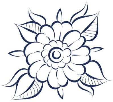 Tattwo.me – Temporäre Tattoos für Erwachsene und Kinder, hält 2 Wochen, wasserfest – Blume – Pflanzliche Tinte – EU-Kosmetik-Zertifikat – (M0115)