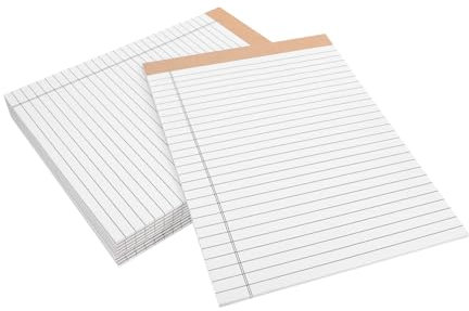 VILLCASE 10stücke Pack Doppelseitige Notizblöcke Perforierte Notizblöcke Mit Breiten Je Block Für Büro Schule Und Zuhause