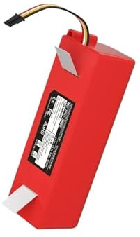 Batteria di ricambio Compatibile con Roborock S50 Robot Aspirapolvere S51 S52 S53 S55 S60 S4 S5 S6 S7 Full Series Spazzatrice batterie(12800mA)