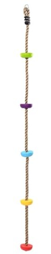 vidaXL Outdoor-Kletterseilset für Kids | Buntes, Robustes Polyester mit max. Tragfähigkeit von 75 kg. Perfekt für 3 bis 10-Jährige und super für Spiel und Bewegung als Spielplatz-Accessoire.