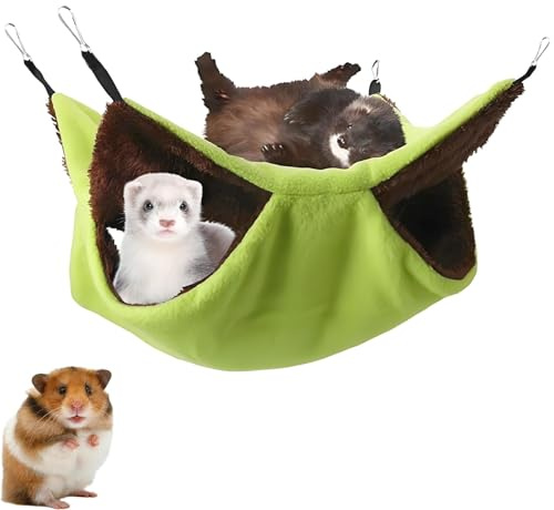 oooaooo Hamac pour cochon d'Inde, accessoire pour cochon d'Inde, accessoire de lapin, beau et durable, convient pour hamster, lapin ou autres petits animaux