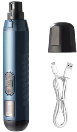Liakyunf Ponceuse à Ongles pour Chien | Lime à Griffes pour Chiot,Ponceuse Électrique 5 Vitesses USB Rechargeable,Outil De Toilettage pour Chien, Chiot Et Chaton