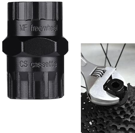 JOYOLA Zahnkranzabzieher 2 in 1 Fahrrad Kassette Werkzeug für Kassette und Freilauf, Schraubkranz Abzieher und Ritzelabzieher Kombi-Tool, geeignet für Fahrrad Kassette Wartung
