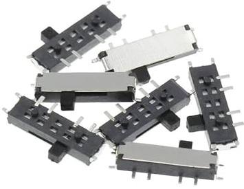 10PCS 12C03-07 Interruttore a levetta a 8 pin Micro interruttore on-off-on 1P2T