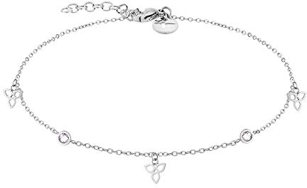 Tamaris Damen Fußkette in Silber aus Edelstahl TJ-0013-A-27