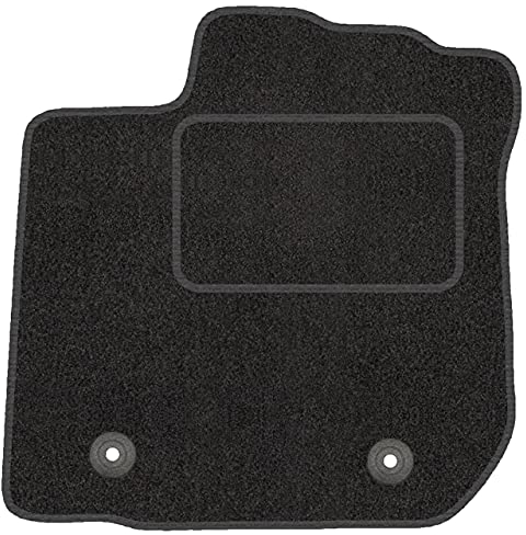 Fahrer Fußmatte Velours Fahrerseite Fahrermatte für Dacia Logan II (ab 2012) - 1-teilig - Passgenau