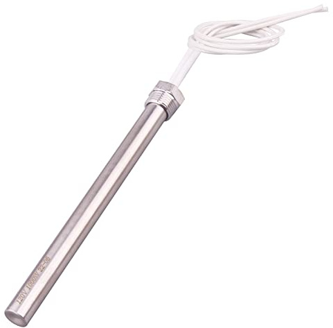DERNORD Immersion Cartridge Heater 120V 1000W Hot Rod Heating Element Replacement 1/2 Inch Thread
