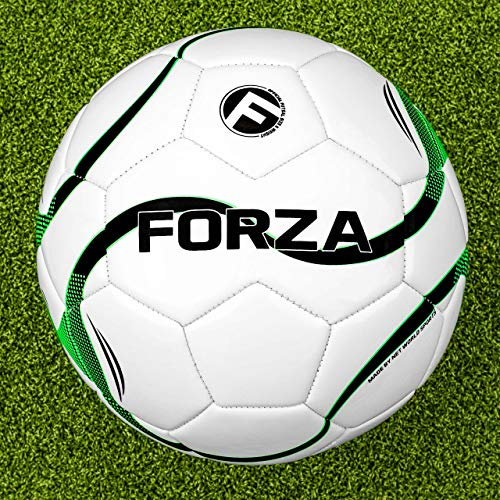 FORZA Pallone Futsal (Misura 3 & 4) - In Pacchi Da 1,3 & 20 | Per Interni Ed Esterni | Rimbalzo Ridotto & Controllato | Pallone Futsal Per Allenamento E Parite | Pallone Professionale