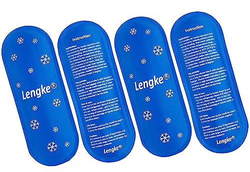 Pacchetti di ghiaccio approvati TSA – impacchi di ghiaccio da viaggio per medicinali per insulina refrigerati (4 confezioni)