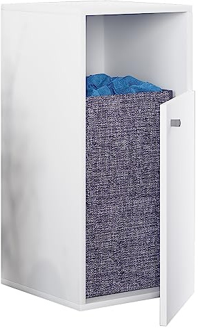 VCM Holz Wäscheschrank | Wäschetruhe | Wäschekorb | Maße ca. H. 74 x B 40 x T. 39 cm – Dreso L 1f