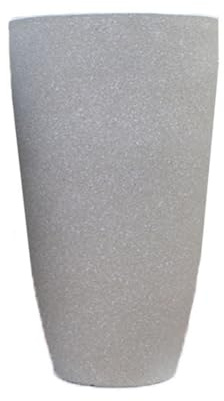 PFLife Macetas grandes de plástico con platillo y orificios de drenaje para exteriores, 53,5 x 30,5 x 18 cm