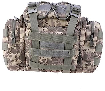 Happyyami Köderbox 1Stk Angelköder gürteltasche Angelkoffer große Angeltasche draussen Ködertasche Angeln Tasche für Angelausrüstung militärische tasche Köderboxen