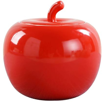 TYMYYS Azucarero De Color Liso Con Tapa, 480ml(17oz) Tarro De Almacenamiento De Azúcar, Taza De Azúcar, Tarro De Especias De Contenedor De Azúcar, Para Barra De Café, Restaurante, Hogar-Rojo-480ml
