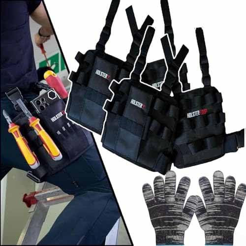 Holster Z 2.0 Dach Pro Werkzeuge, Para Herramientas, Elektriker Werkzeugtasche für Bein (2 Stück)