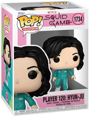 Funko POP! TV: Squid Game - Player 120: Hyun-Ju | Offizielles Drama Merch - Vinyl Sammelfigur als Regal Deko - Geschenkidee zum Geburtstag für Fans und Sammler