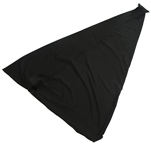 Joyance Funda protectora para soporte de altavoz, funda protectora de 3 lados, cubierta elástica de 360 grados para trípode, negro, accesorios de equipo de grabación de música