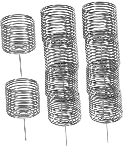 Gogogmee 10 pezzi Fertilizzante in Inossidabile Riutilizzabili Contenitori Concime Granulare per Piante in Utensili Giardinaggio per Bonsai Balcone e Facili da Inserire