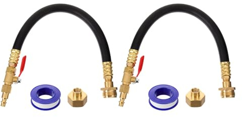 iplusmile 2 Set Di Forniture Per L'Inverno Di Camper Tappi Per Tubo Da Giardino Adattatori Per Compressore D'Aria E Tubo Da Giardino Raccordi Per Aerea Tappi Per