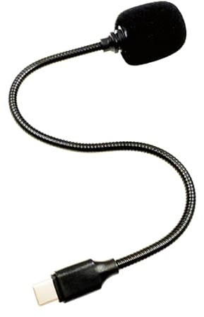 Fahoujs Metal Gooseneck Microphone With Windproof Noise Reduction For Conferencing Podcasts Streaming Flexible Goosenecks Microphones For Live Broadcast