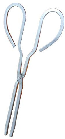 Stainless Steel Tongs Coal Clip BBQ Tools Honeycomb Briquette Tongs Firewood Pick up Garbage Clip for Wood Stove Log Grabber,StainlessSteel,29CM