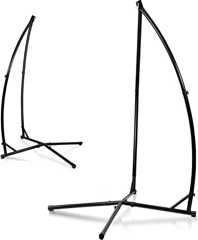 Yakimz Hängesessel Gestell Outdoor Metall Hängemattengestell- 215cm Stahlrohr Ständer Schaukelgestell 150kg für Hängestuhl Camping Zubehör