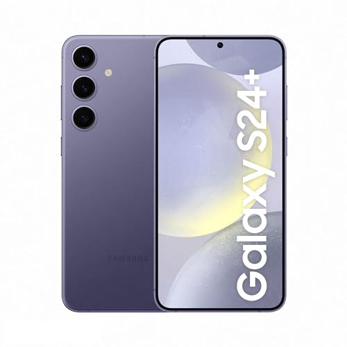 Samsung Galaxy S24+ AI Smartphone, Android-Handy ohne Vertrag, 12 GB RAM, 512 GB Speicher, 50-MP-Kamera, Lange Akkulaufzeit, Cobalt Violet, 3 Jahre Herstellergarantie