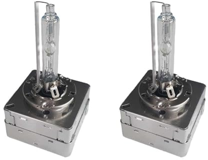 A2ZWORLD HID Xenon D1S 6000K 85V 35W 3400 Lumen, 2 Pezzi, Luce di Ricambio Fari Auto, Alta Compatibilità, Base in Metallo