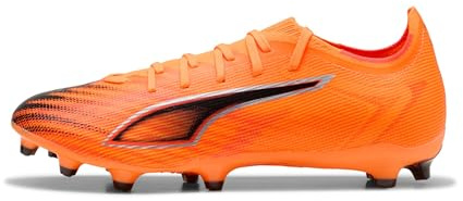 Puma Scarpe da Calcio Unisex Ultra 6 Match Fg/AG, Heat Fire Puma Black Glowing Red, 46 EU