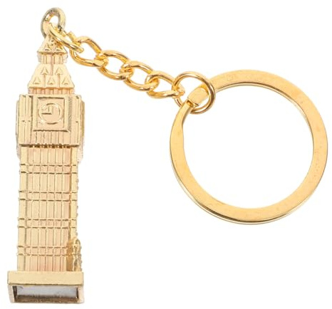 MAGICLULU Big Ben Keychain London Souvenir British Key Ring Bag Pendant Handbag Charm Vintage Style Alloy Keychain Decor for Women Travel