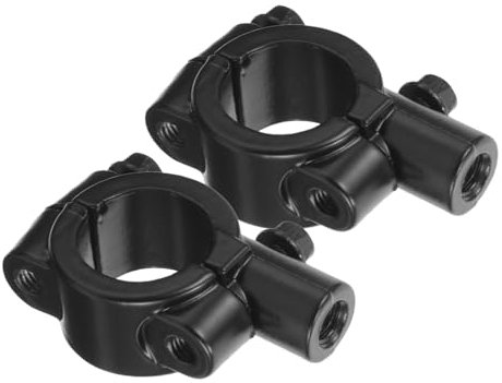 HAPINARY 2stücke Spiegelhalterung Motorradspiegel Metall Spiegelhalterungen Motorradlenkerklemme Motorradspiegelclips Spiegelklammern Motorradspiegelhalterungen Fahrradspiegelhalterung Fahr