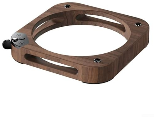 Whychstore Soporte de escritorio de madera, para Mac Mini M-4, soporte de madera para Mac Mini M-4/M-4 -Pro 2024, ventilación disipación de calor, accesorios de soporte de escritorio de refrigeración