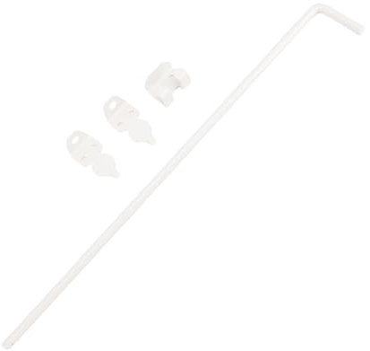 Headerbs 24-Zoll-Rohrriegel-Torfallstange, Legierter Stahl, Robuster Sicherheitsriegel für Holz- und Metallzäune, Ideal für Einzel- und Doppeltore