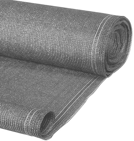 IDMarket - Brise Vue Haute densité 1,5 x 10 M Gris Clair 300 GR/m² qualité Pro