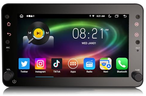 Erisin 8-núcleos Android 14 4GB+64GB GPS Navegación Radio Coche Bluetooth para Alfa Romeo 159 Sportwagon Brera Spider 7 Pantalla táctil Soporte Wireless CarPlay Android Auto DSP WiFi Dab+ USB CANBUS