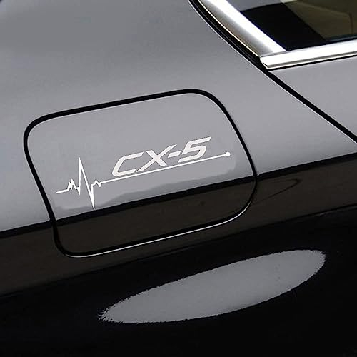 LICOME 2 Stück Auto Aufkleber für Mazda Cx-3 Cx-5, Badge Emblem Aufkleber, Logo Abziehbilder Emblem Abzeichen Autoaufkleber Schriftzug Karosserie Emblem Zeichen Zubehör,B