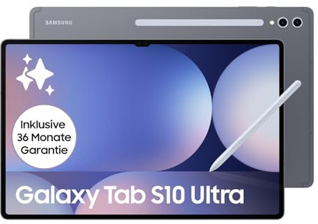 Samsung Galaxy Tab S10 Ultra AI Tablet, Android Tablet, 12GB RAM, 512GB Memory, AMOLED Display, Anti-Reflective Coating, Includes S Pen, 5G, Moonstone Grey