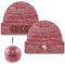 FOCO NFL Strickmütze für Erwachsene, offizielles Lizenzprodukt, für kaltes Wetter, mit Bündchen, transparent, Ball-Ornament, San Francisco 49Ers, Einheitsgr��e