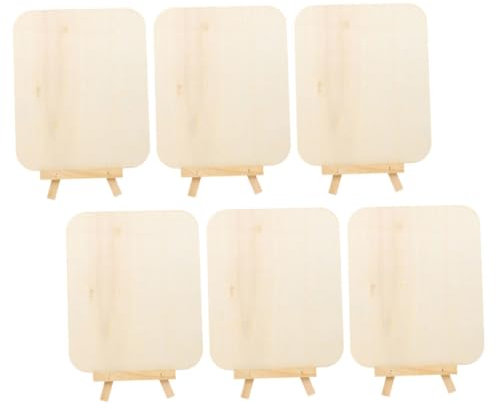 STOBOK Malbrett Aus Holz für Jungen und Mädchen 6 Stück Zeichenbretter für Jungen und Mädchen für Den Kunstunterricht Im Kindergarten Kunst-malspielzeug