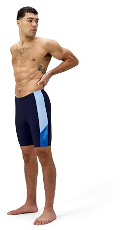 Speedo Men's Dive Jammer Swim Trunks Swimmers Blue Size 38